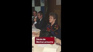 VIDÉOJOURNAL  8 janvier  Décès de l’exconseillère municipale Marina Larouche [upl. by Calvert350]