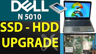 Dell Inspiron N5010 💻 SSD  HDD Upgrade [upl. by Garling]