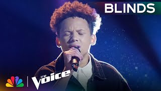 Jaylen Dunham Wins Coach Gwens REPLAY with His Cover of quotListenquot  The Voice Blind Auditions  NBC [upl. by Darn]