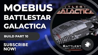 14105 Moebius Battlestar Galactica Scale Model Build Finale [upl. by Imoyn]