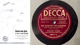 Behüt Dich Gott Es Wär So Schön Gewesen  Richard Tauber Conductor Ernst Hauke  1928 [upl. by Yrotciv590]