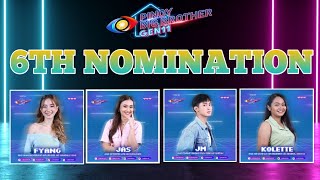 PBB 6TH NOMINATION  PBB GEN 11 nomination 6thNomination PBBGen11SixNomination sixnomination [upl. by Asiulana]