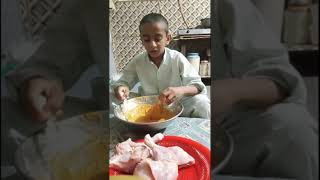 Chicken Tikka Marination  Tasty chicken Tikka at home by manoo funny minivlog [upl. by Laehcym227]