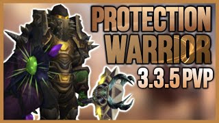 PROTECTION WARRIOR 335 PVP  BEGINNER GUIDE WARMANE WoTLK Classic GearTalentsDuels 2021 [upl. by Naamana]