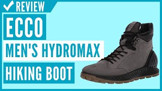 ECCO Mens Exostrike Hydromax Hiking Boot Review [upl. by Gonagle]