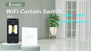 wifi curtain switch install and connect to app [upl. by Dieter]