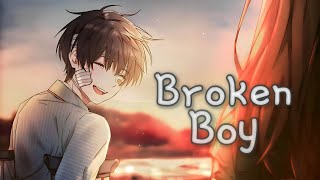 Nightcore – Broken Boy Anson Seabra Lyrics [upl. by Reyam22]