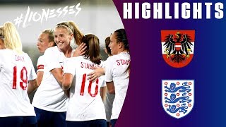 Austria 03 England  Debutants Stanway and Ubogagu Score as Lionesses Cruise  Lioness Highlights [upl. by Nnek]