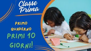 CLASSE PRIMA Primo quaderno in 10 giorni 📒 [upl. by Zosema233]