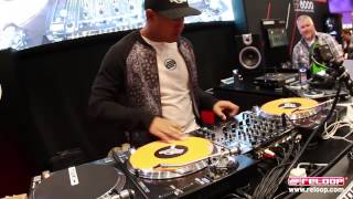 Reloop RP8000 Turntable amp RMX80 Digital DJ Club Mixer  Performance w DJ Angelo Routine [upl. by Kimon]