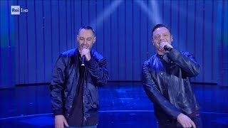 Fabri Fibra e Tiziano Ferro quotStavo pensando a tequot  Che tempo che fa 17122017 [upl. by Anivid767]