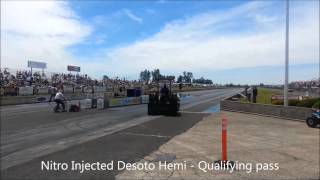 Nitro Injected DeSoto Hemi Qualifying [upl. by Traweek]