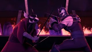 Splinter vs Shredder Season 1 Finale TMNT 2012 [upl. by Orbadiah]