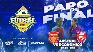 GRANDE FINAL CAMPEONATO BREVENSE DE FUTSAL  AO VIVO  ARSENAL X ECONÔMICO [upl. by Caz]