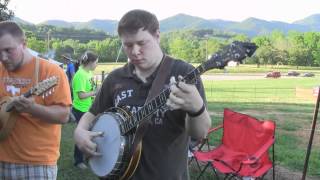 Cherokee Shuffle amp Sled Ride  Townsend Bluegrass Jam 5 5 12 [upl. by Adiarf]