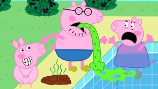 Oh No What if Peppa poops on the Swimming Pool  Peppa Pig Funny Animatio [upl. by Atkins]