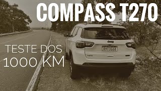 Novo Compass T270 Longitude 2022 TESTE DOS 1000 KM  Top Drive [upl. by Airod]