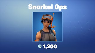 Snorkel Ops  Fortnite OutfitSkin [upl. by Limbert]