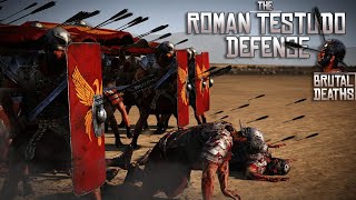 Advancing Roman Testudo Formation Confronts An Overwhelming Force Of Archers  Total War Rome 2 [upl. by Charry707]