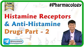 Pharmacology of Histamine  Histamine receptors and Antihistamine Drugs  Part 2 [upl. by Eceinal]