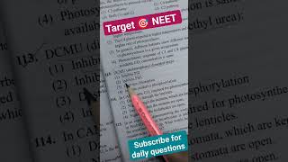 Photosynthesis in higher plants class 11 Neetpyq series biology neet neetpyq aiims shorts [upl. by Nwahsauq]