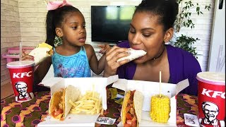 KFC DOUBLE TACOS MUKBANG  SHOUTOUT┃EATING SHOW┃먹방 [upl. by Adieno]