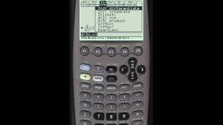 Finding Derivatives using your TI 89 calculator [upl. by Iolanthe]