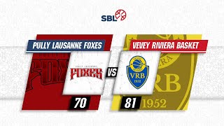 Pully Lausanne Foxes vs Vevey Riviera Basket  Game Highlights [upl. by Meesan]