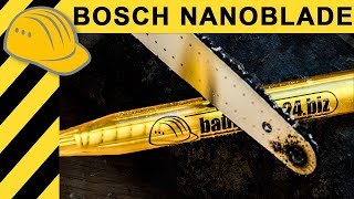 KLEINSTE KETTENSÄGE DER WELT Bosch Nanoblade Test Easycut 12 TEST [upl. by Tracay]