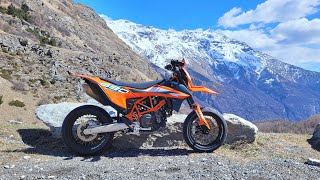 KTM 690 SMCR 2023 pure sound [upl. by Derdle]