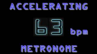 Metronome speed ramp 50100bpm Crush your Guitar Speed by going slow to fast [upl. by Akenahs151]