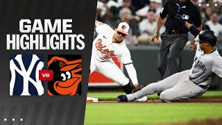 Yankees vs Orioles Game Highlights 5124  MLB Highlights [upl. by Aicirpac]