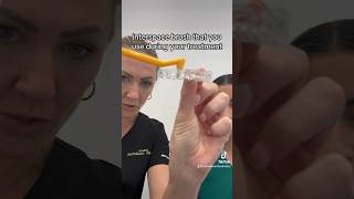 How to clean your retainers dentist cleanteeth orthodontist invisalign smilemakeover [upl. by Greer]