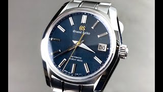 Grand Seiko HiBeat SBGH273 BLUE Dial quotFallquot Seasons Grand Seiko Watch Review [upl. by Orella]