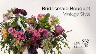 How to Create a Vintageinspired Bridal Bouquet [upl. by Ileray]