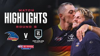 Adelaide v Port Adelaide Highlights  Round 8 2024  AFL [upl. by Eelimaj]