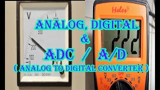 Analog Digital amp ADC  AD Analog to Digital Converter [upl. by Alissa196]