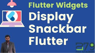 snack bar flutter  display snackbar flutter without scaffold [upl. by Galliett784]