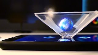 DIY Smartphone 3D Hologram Tutorial [upl. by Caasi]