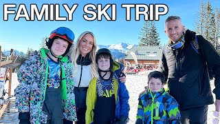 FIRST FAMILY SKI TRIP Come Skiing with us in Les Gets France [upl. by Akemehc682]