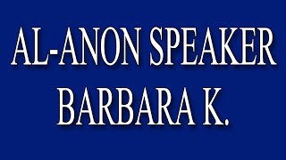 Awesome AlAnon Speaker Barbara K  quotTry Being Married to an Alcoholic Lutheran Ministerquot [upl. by Geller573]