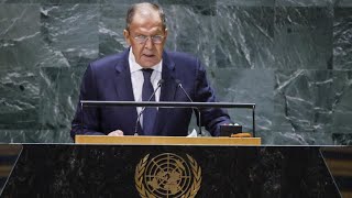 Sergueï Lavrov à lONU  quotLOccident est lempire du mensongequot • FRANCE 24 [upl. by Lotsyrk]