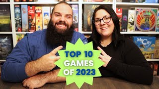 Our Top 10 2 Player Board Games New To Us In 2023 [upl. by Pfosi]