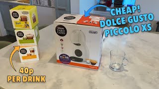 Dolce Gusto Piccolo XS FIRST LOOK and first drink made [upl. by Ennaecarg]