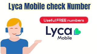 how check lyca mobile number lyca mobile balance check code [upl. by Kerr]