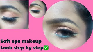 STEP BY STEP ✅ SOFT EYE MAKEUP TUTORIAL [upl. by Odlaniger]