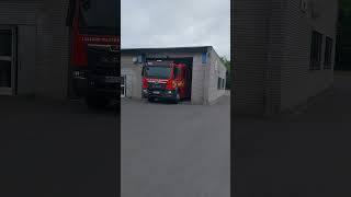 Sprøtje 1 Brandstation Nykøbing Falster🚒🇩🇰 feuerwehr danemark [upl. by Millford258]