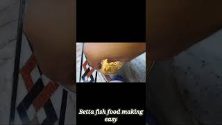 Betta fish food making betta bettafish shorts [upl. by Pliam]