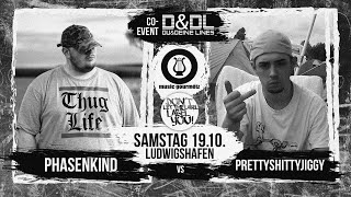 Phasenkind vs PrettyShittyJiggy  DLTLLY Ludwigshafen  DampDLMusicGourmétzCoEvent  2019 [upl. by Audra]