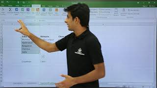 MS Excel  Dependent Dropdown List [upl. by Aloz]
